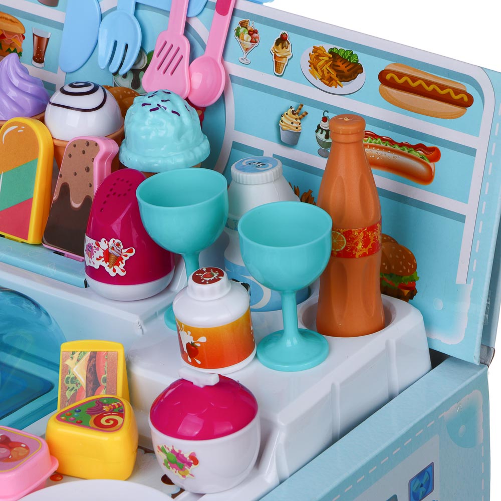 ИГРОЛЕНД Игровой набор Кухня в чемодане, PP, ABS, 39х26х10,5 см, арт.№ 294-219