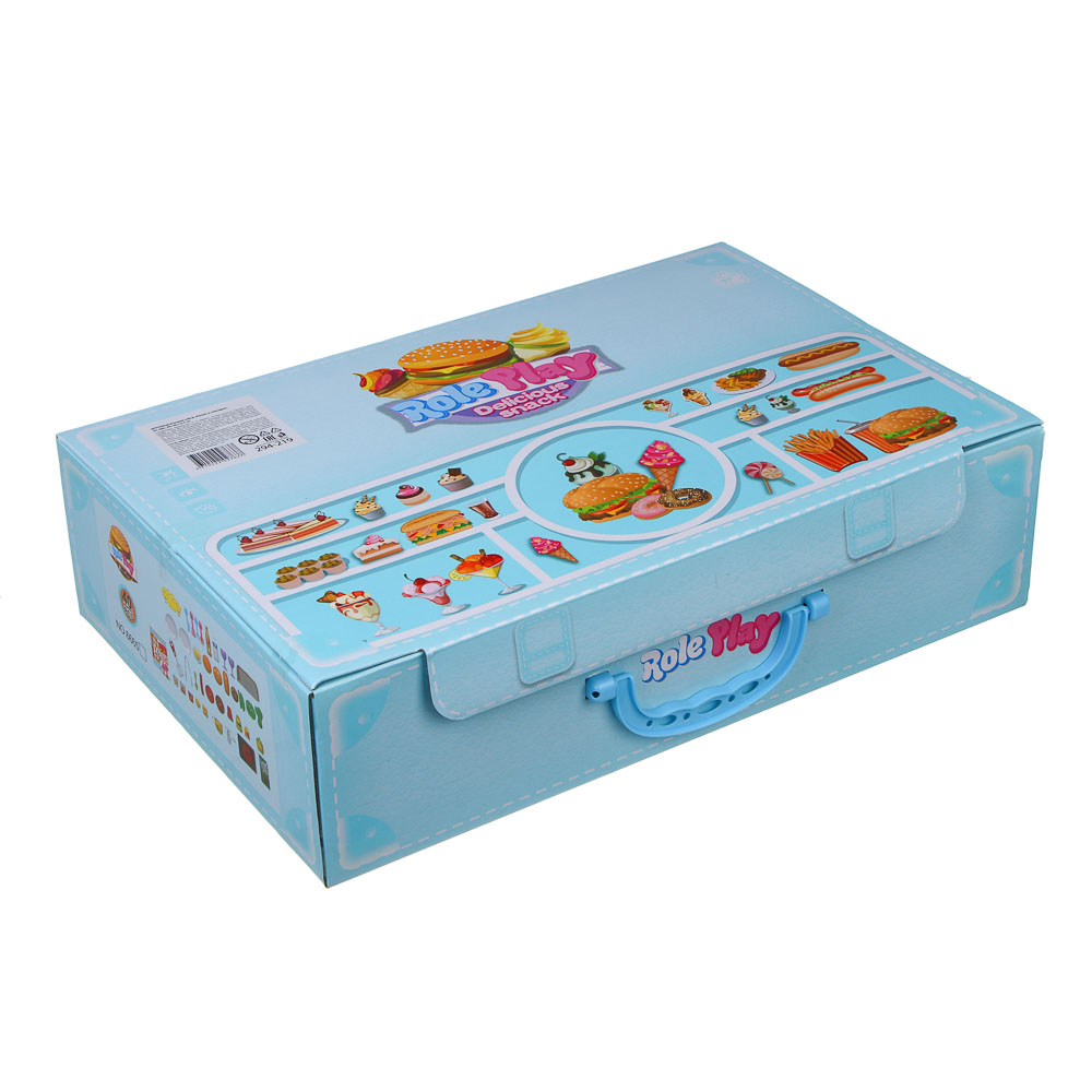 ИГРОЛЕНД Игровой набор Кухня в чемодане, PP, ABS, 39х26х10,5 см, арт.№ 294-219
