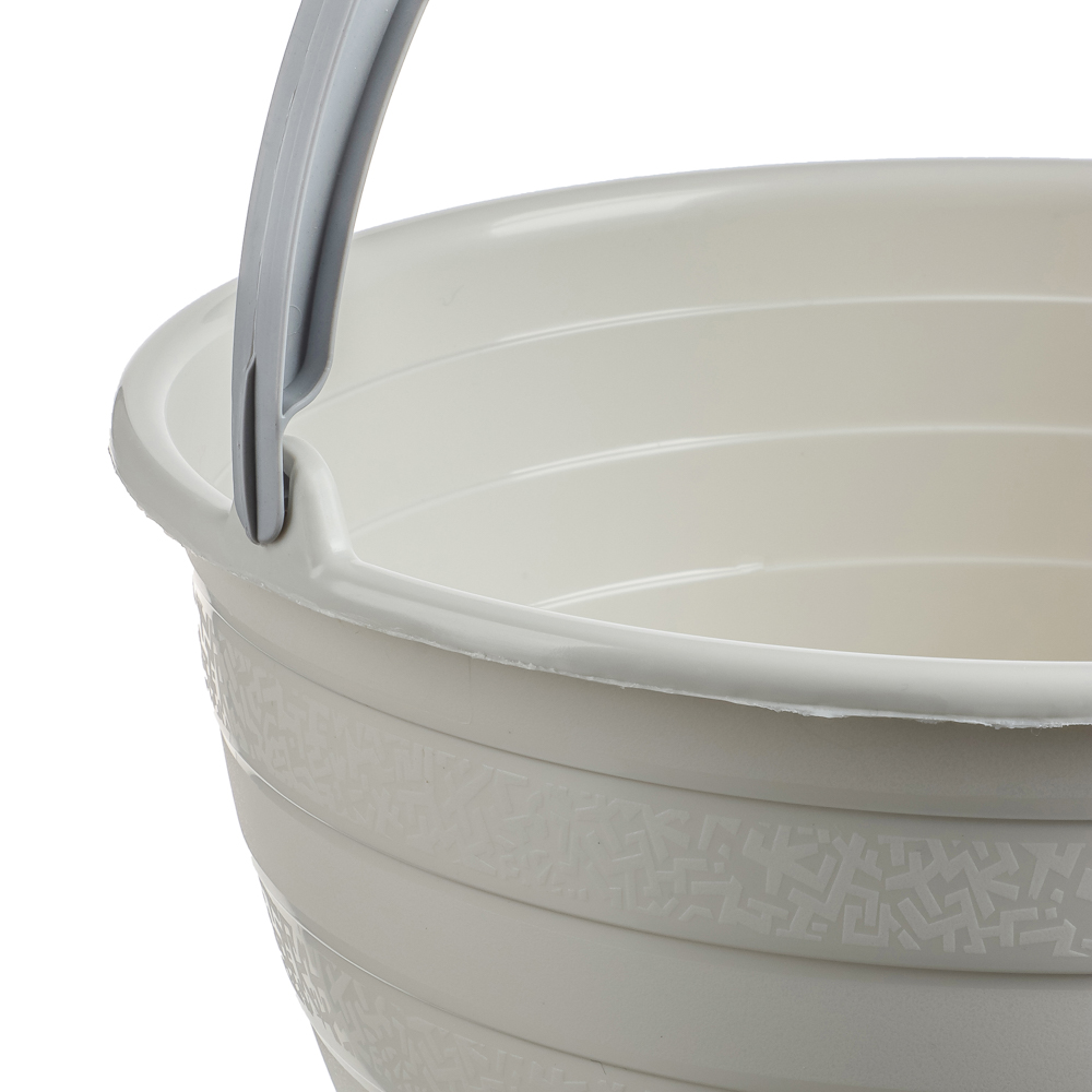 Ведро пластмассовое 5л, "Лукошко", Р1004, арт.№ 407-028