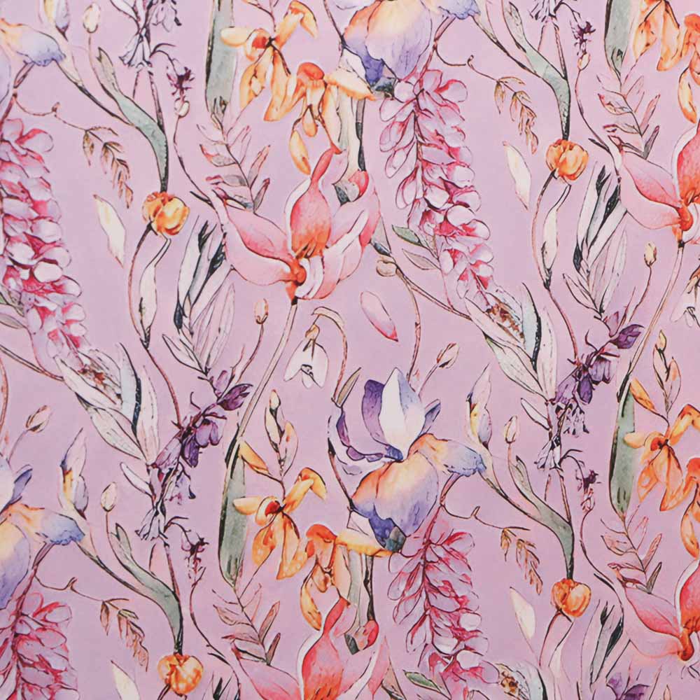 Пакет подарочный бумажный тм LADECOR, L 26x32x10 см, "Цветы" арт 2, 4 дизайна, арт.№ 507-483