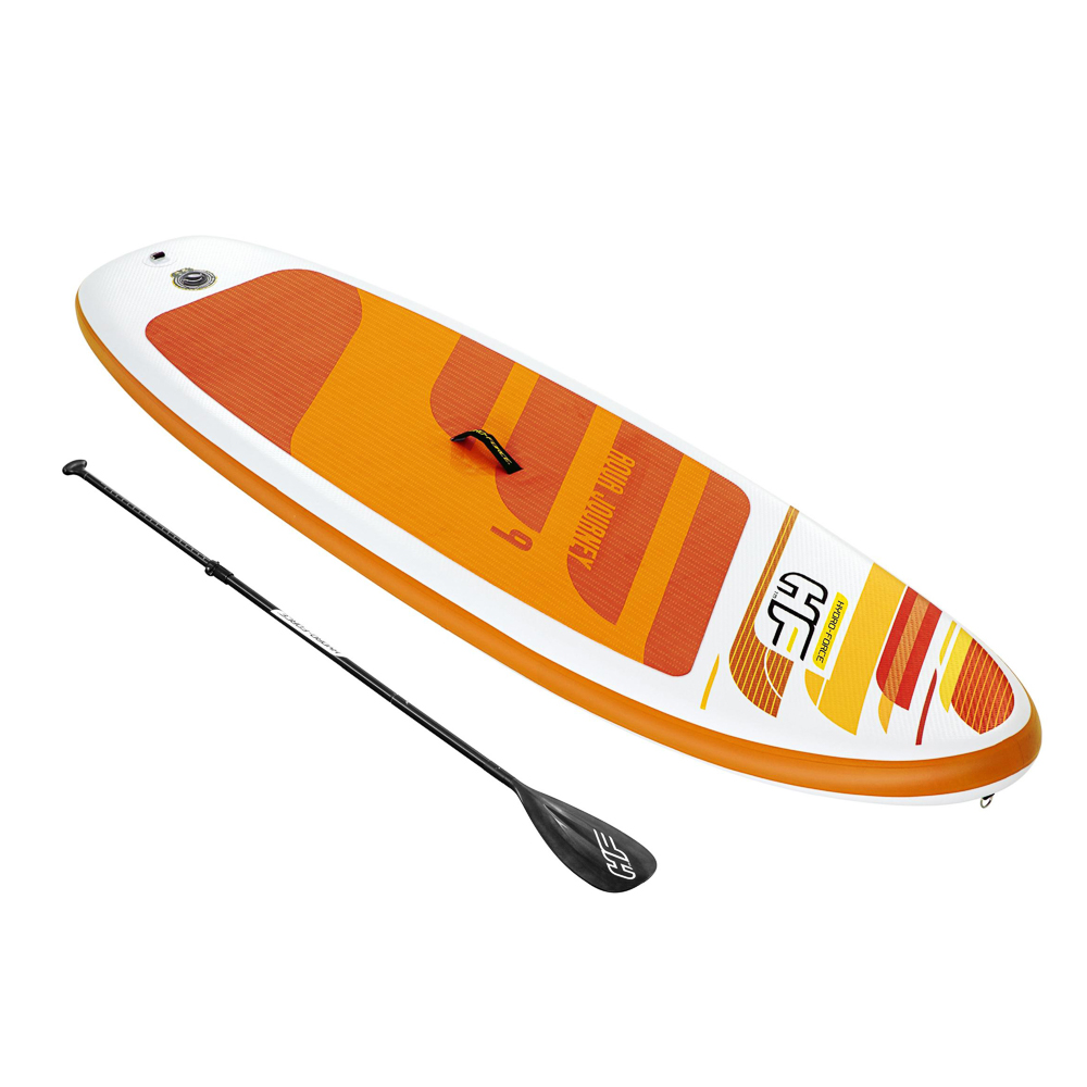 BESTWAY Набор AQUA JOURNEY, (весло, руч. насос, рюкзак, трос, плавник), 274х76х12см, 65349, арт.№ 813-001