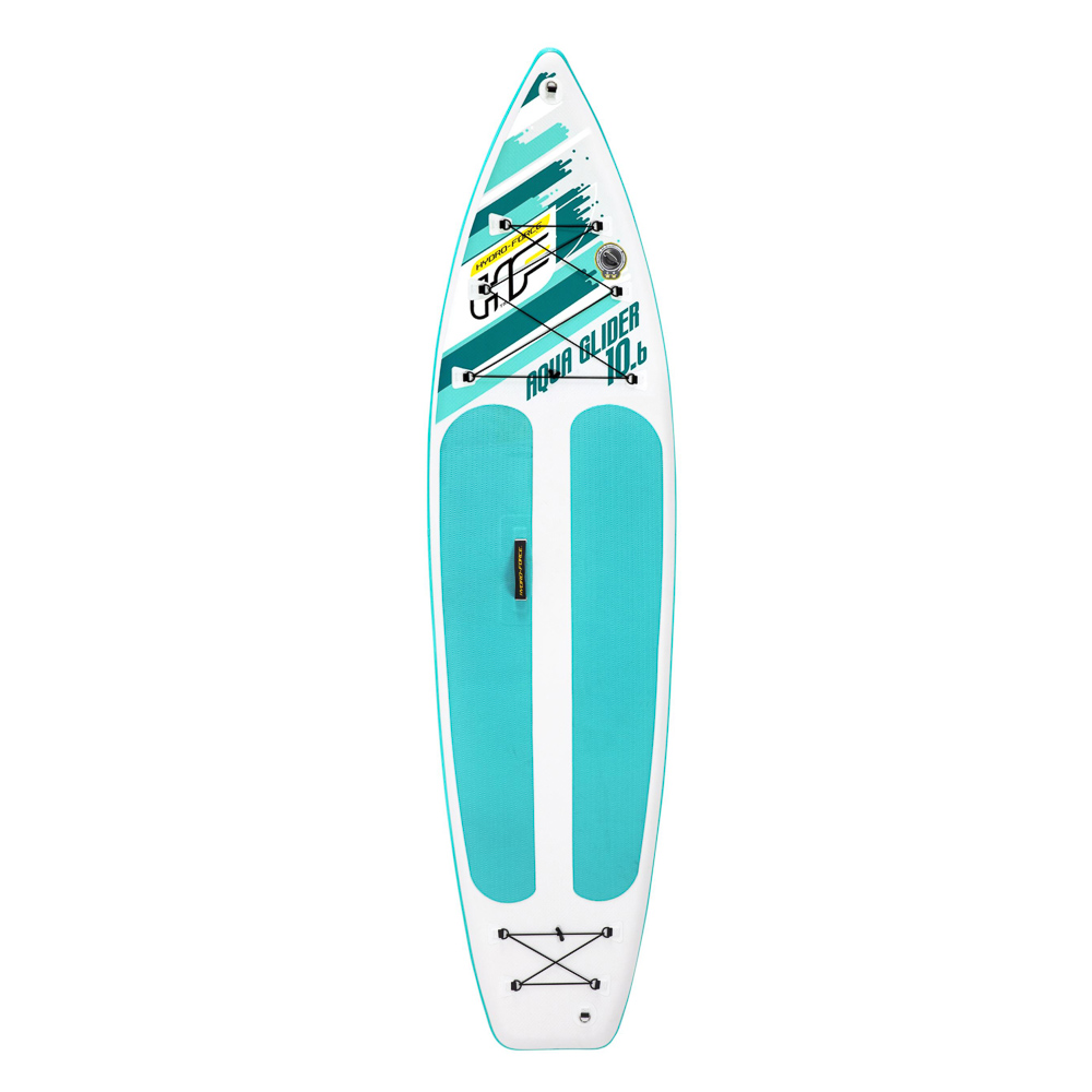 BestWay SUP-доска АКВАГЛАЙДЕР (весло, руч. насос, рюкзак, трос, 2 ласта) 3,20м*79см*12см, 65347, арт.№ 813-005