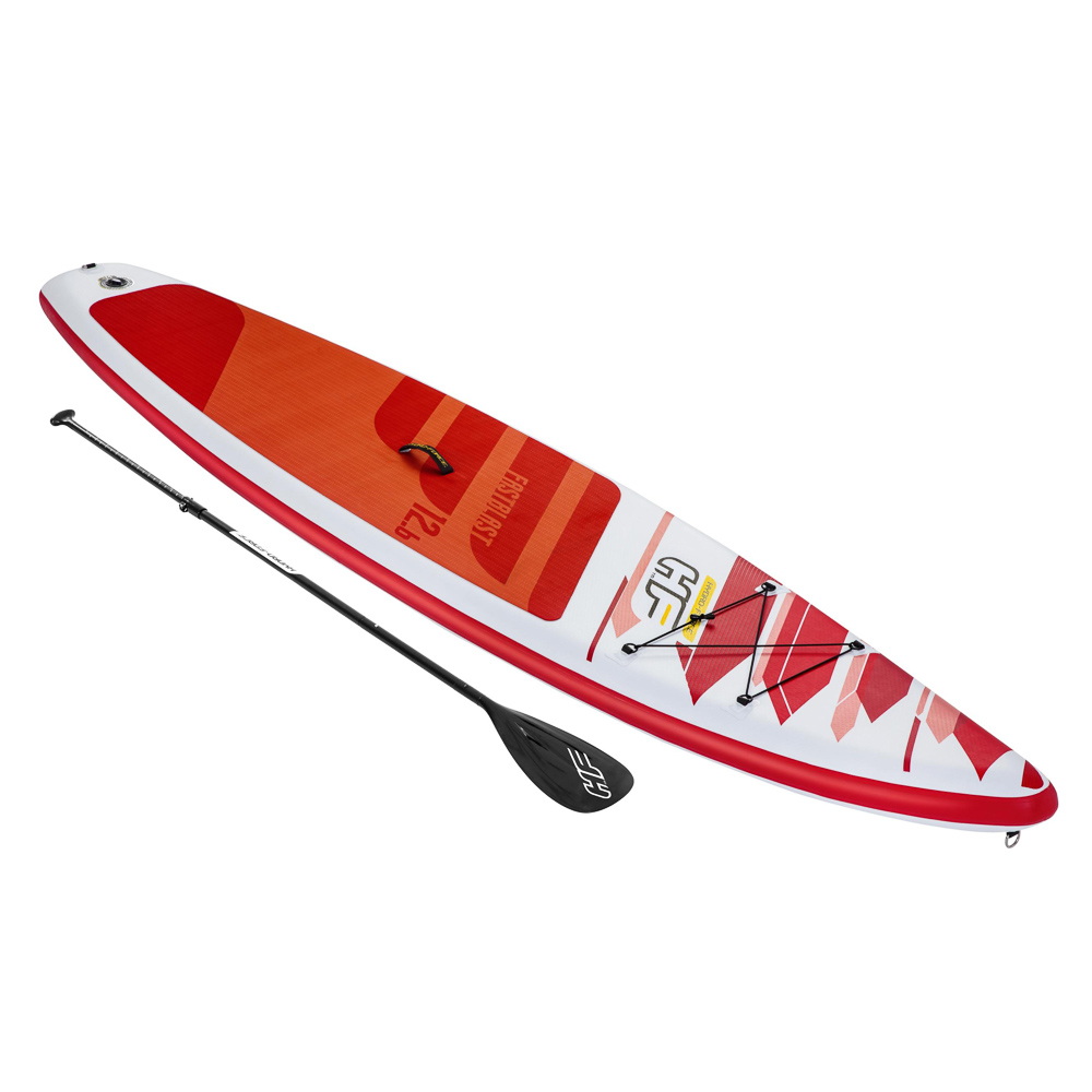 BestWay SUP-доска ФАСТ-БЛАСТ (весло, руч. насос, рюкзак, трос, плавник) 3,81м*76см*15см, 65343, арт.№ 813-006