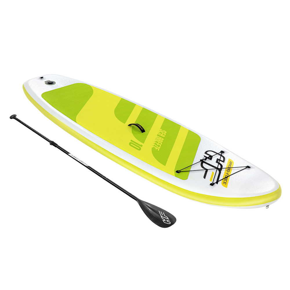 BestWay SUP-доска СИ-БРИЗ (весло, руч. насос, рюкзак, трос, плавник) 3,05м*84см*12см, 65340, арт.№ 813-008
