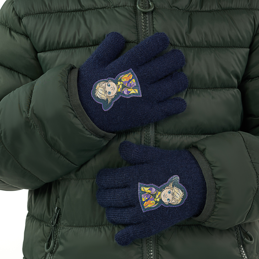 BY Русские Супергерои Перчатки детские двухслойные с термоаппликацией, р.14, 2 дизайна, СЗПВ24-25, арт.№ 363-384