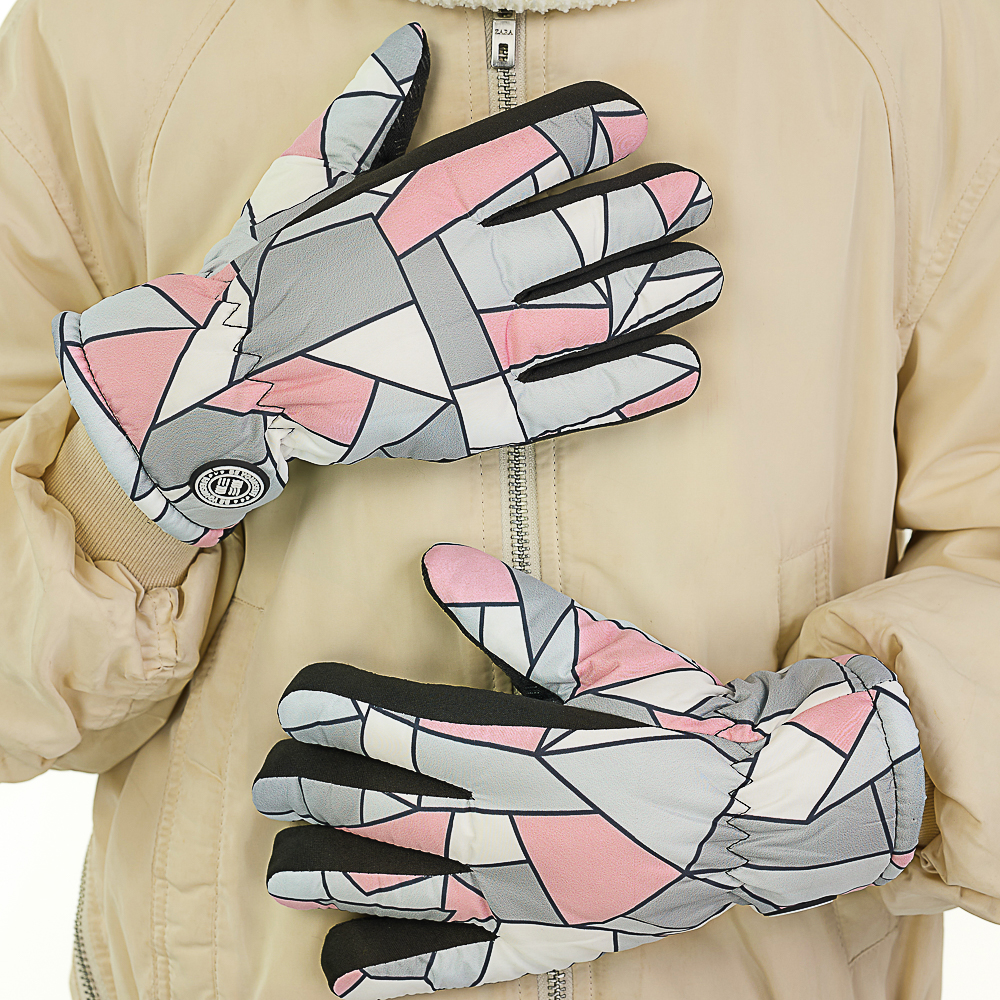 BY Русские Супергерои Перчатки подростковые утепленные с эмблемой, р.16, 4 цвета, СЗПВ24-26, арт.№ 363-385