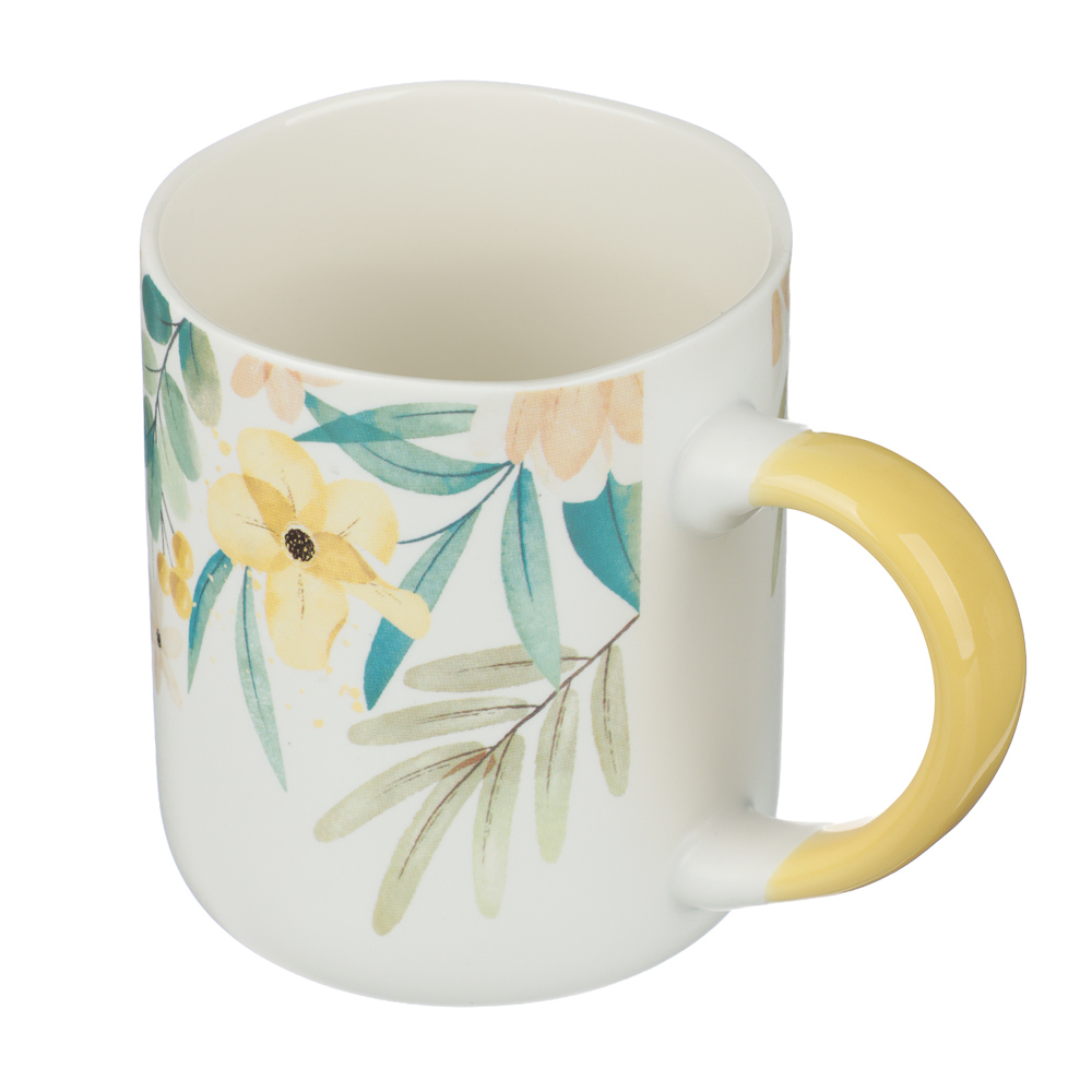 Кружка тм MILLIMI Весна, 380мл, фарфор, 4 дизайна, арт.№ 806-365