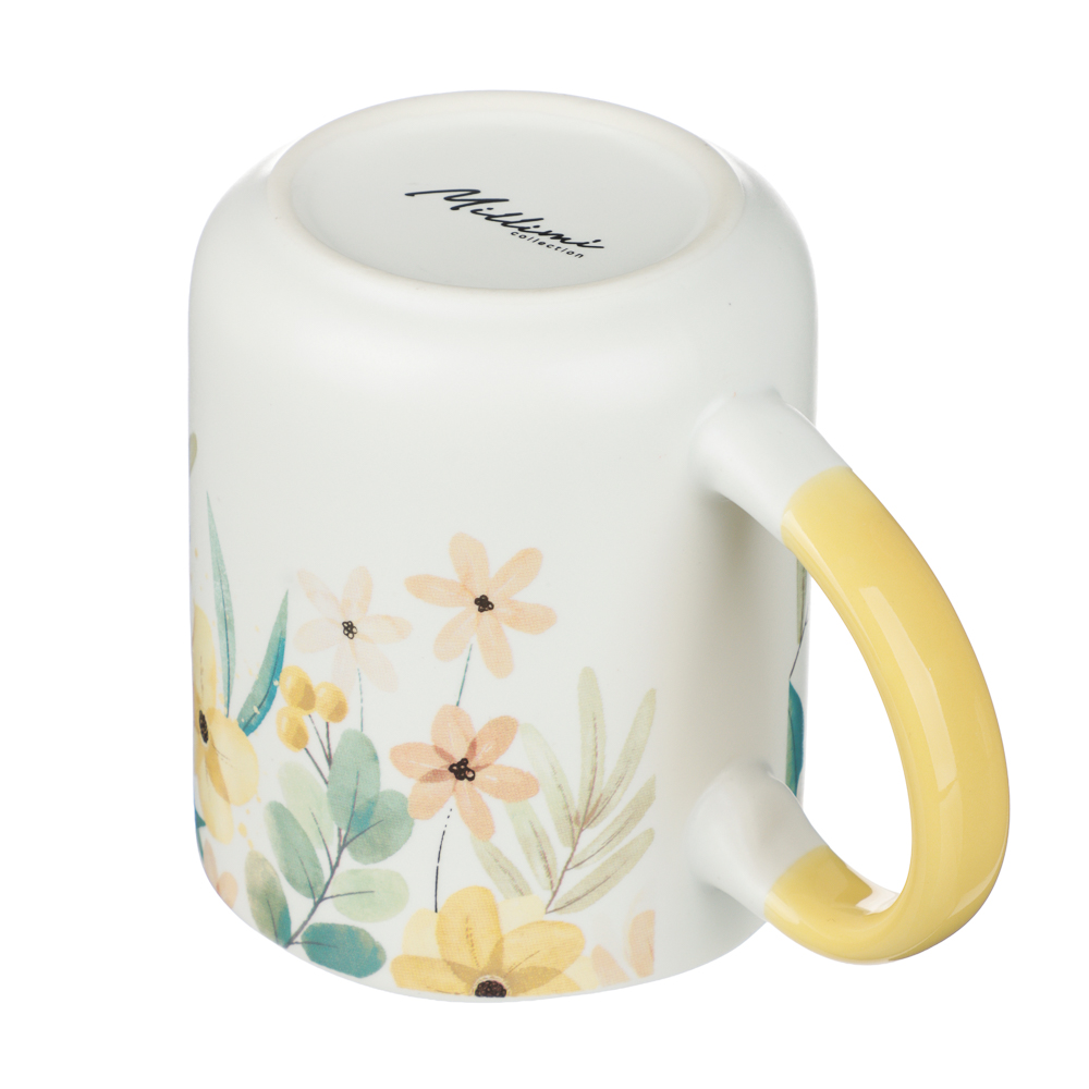 Кружка тм MILLIMI Весна, 380мл, фарфор, 4 дизайна, арт.№ 806-365