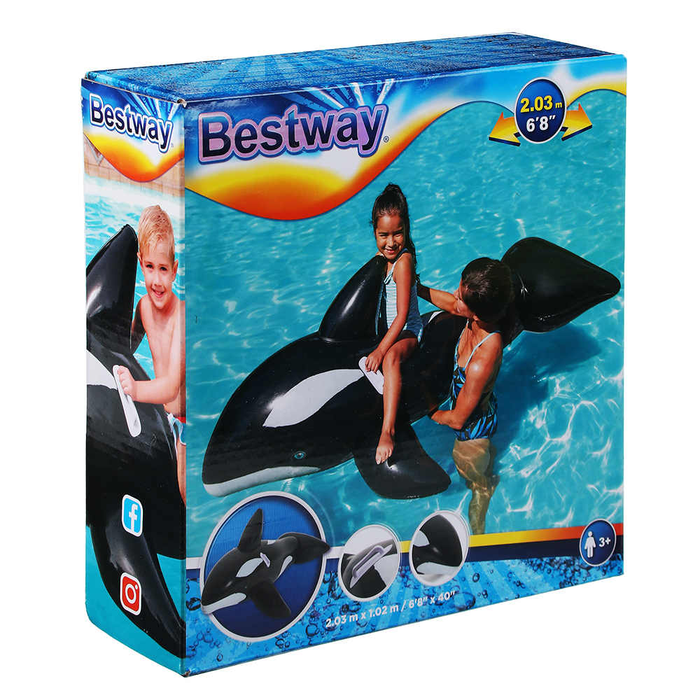 BESTWAY Надувной Кит,203 х 102 см41009, арт.№ 042-003