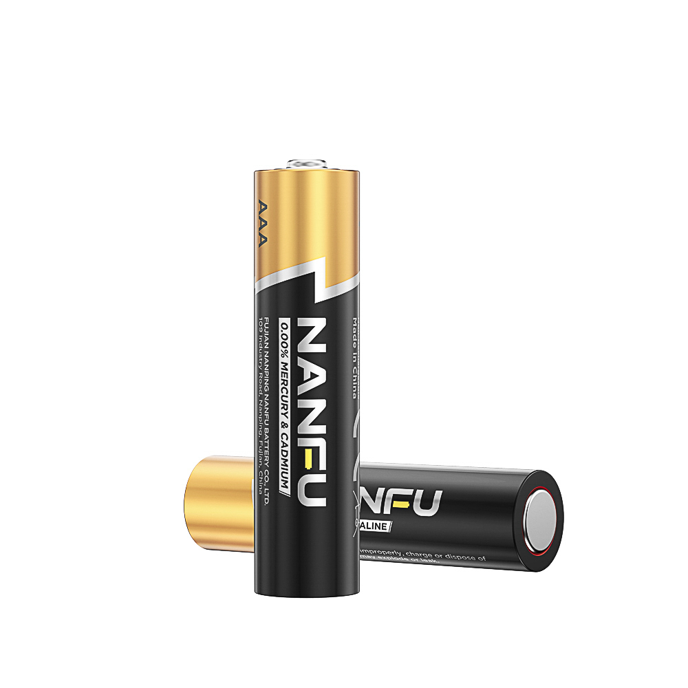 Батарейки AAA Nanfu (LR03) 4шт в блистере, щелочные 1.5В, высокой ёмкости, арт.№ 917-137