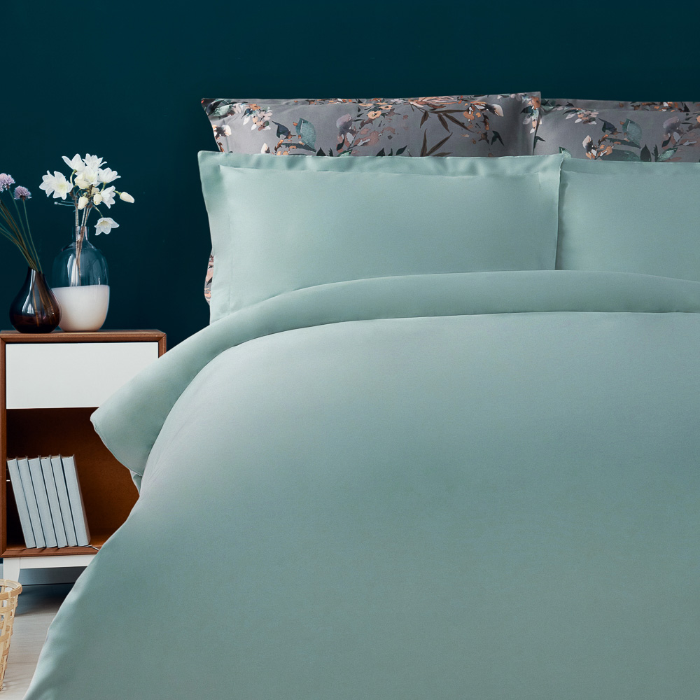 BY COLLECTION Простыня на резинке 140х200х25см, 100% хлопок, голубой, арт.№ 432-221