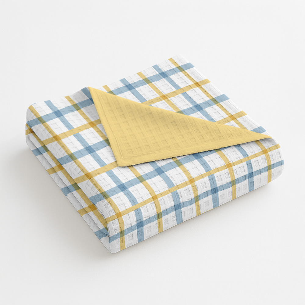 Плед вафельный тм PROVANCE Орра 150х200см, 100% хлопок, 2 дизайна, арт.№ 486-231