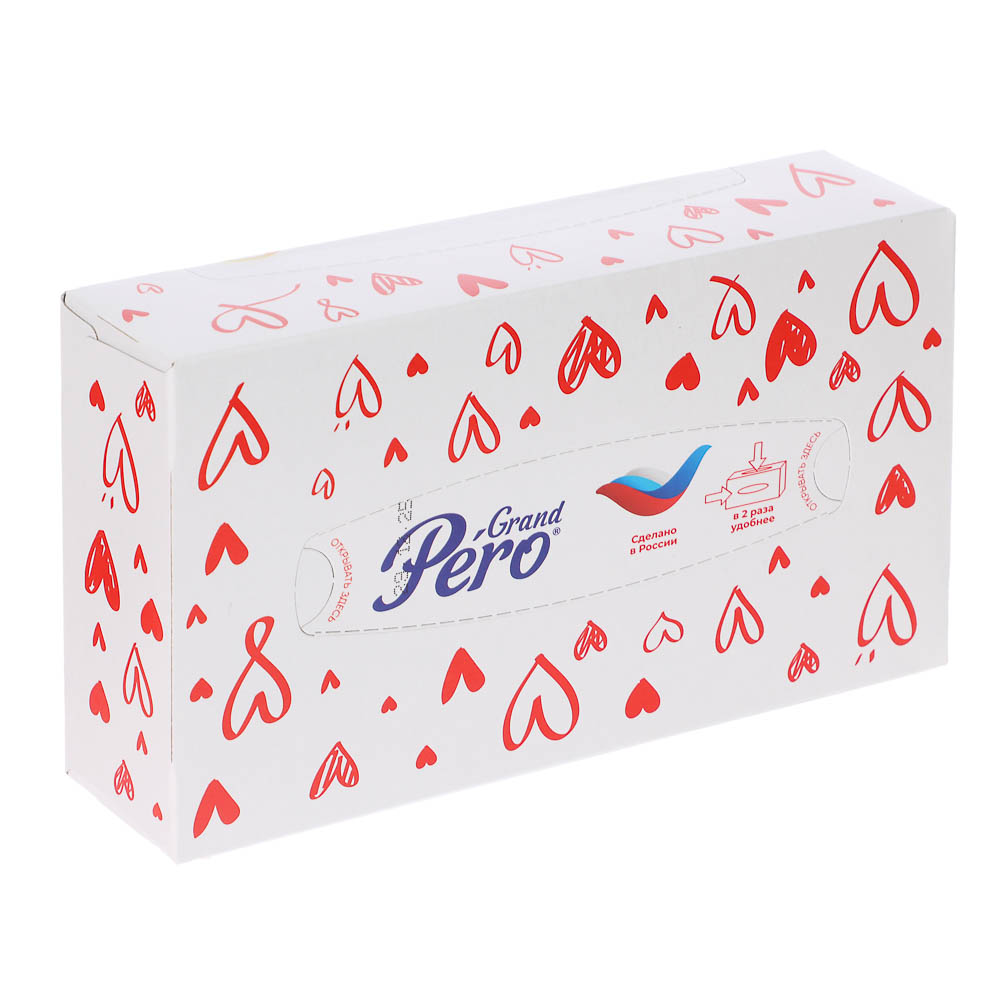 Салфетки универсальные бумажные GrandPero двухслойные, 4 дизайна, 100л, арт.№ 912-034