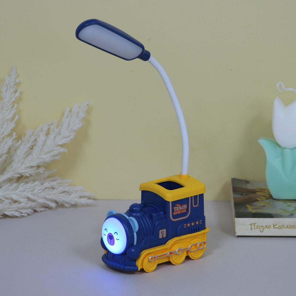 Светильник LED 2 в 1 "Паровозик", USB, АБС пластик, 10х5х29см, 4 дизайна, арт.№ 695-145