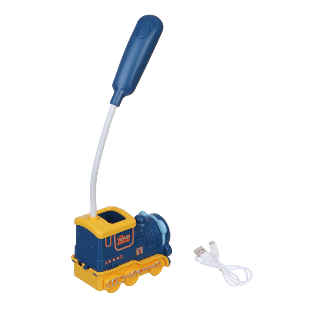 Светильник LED 2 в 1 "Паровозик", USB, АБС пластик, 10х5х29см, 4 дизайна, арт.№ 695-145