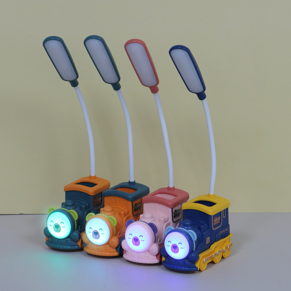 Светильник LED 2 в 1 "Паровозик", USB, АБС пластик, 10х5х29см, 4 дизайна, арт.№ 695-145
