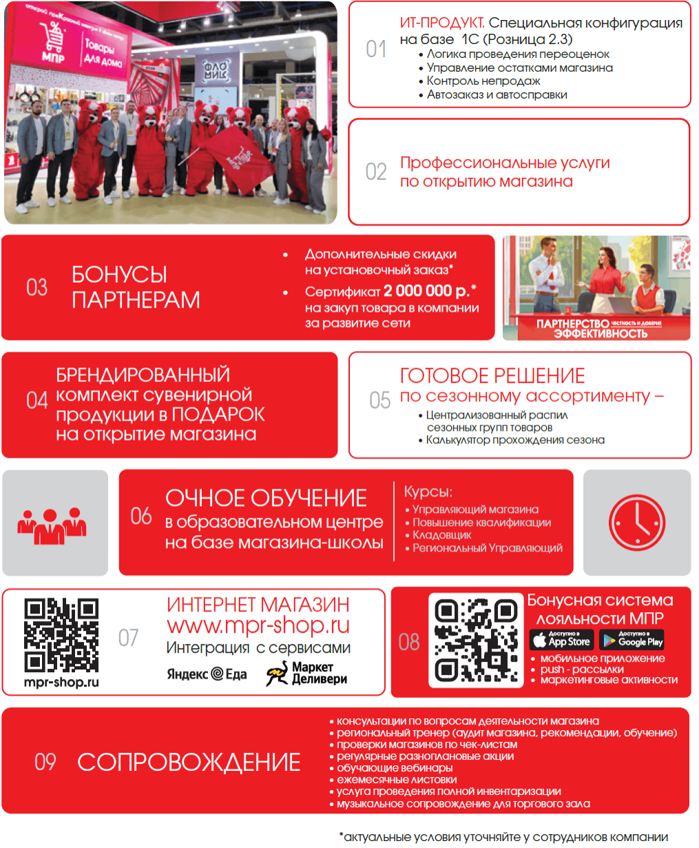Преимущества МПР 10 преимуществ